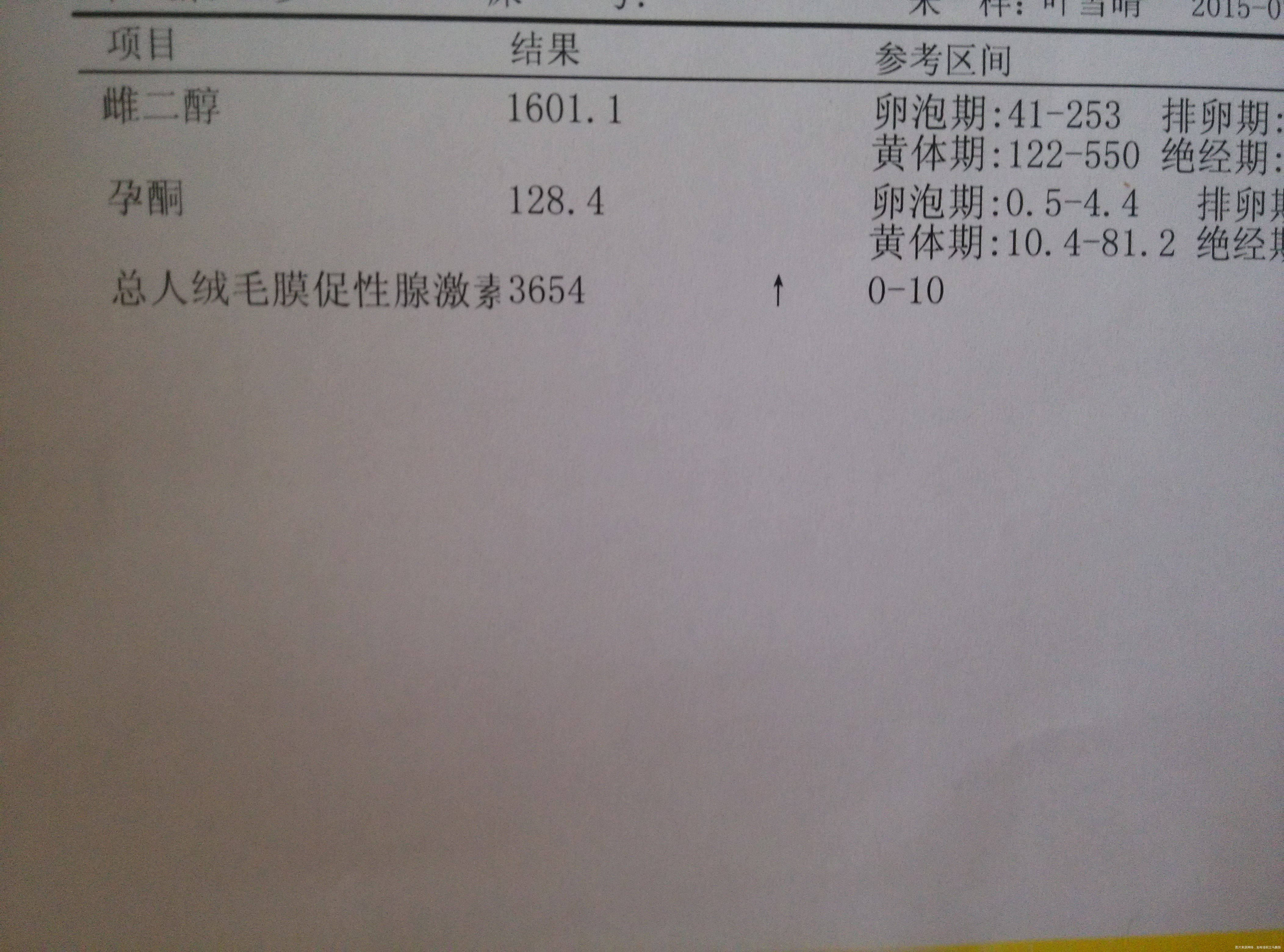 这是我今天的报告单 啥也看不懂