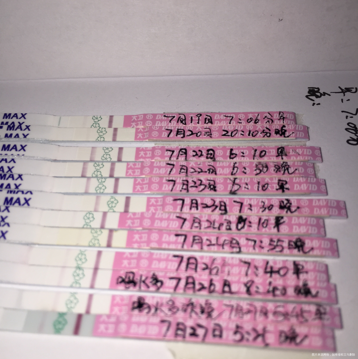 已经排完卵了,怎么还有第二条线?
