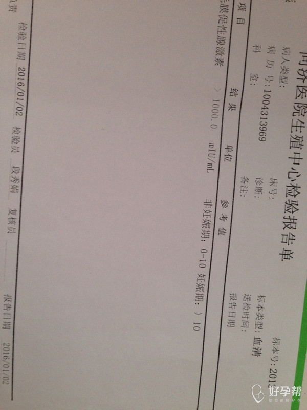 囊胚移植第13天,这个血值排除宫外孕了吗?