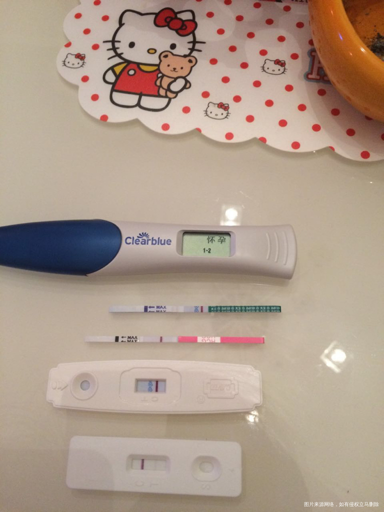 姨妈推迟五天。好孕来了。分享经验咯