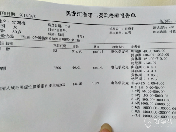 7,18号排卵,31天和36天值,32天开始吃琪宁黄体胶囊和补佳乐