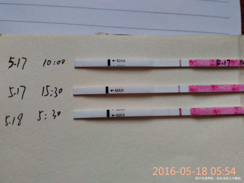 昨天不是我眼花,今天晨尿有加深!打算要二宝,一个月好孕!