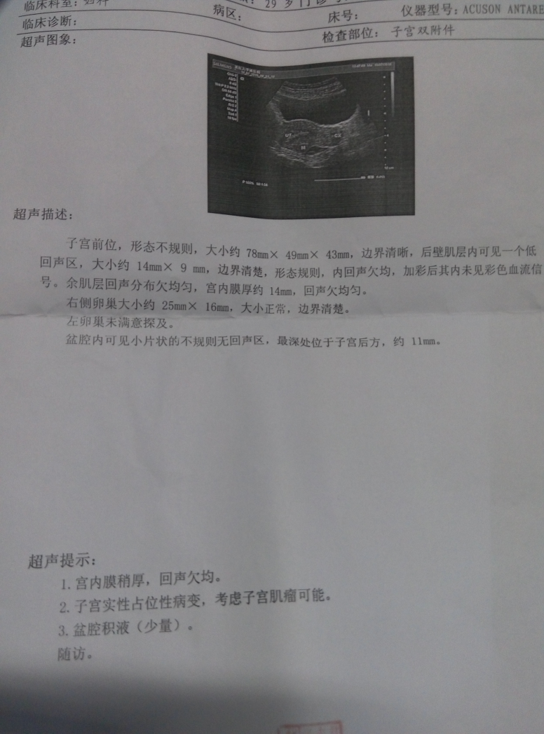 霉菌性阴道炎、子宫肌瘤、痛经都调理好了，终于迎来了我的小猴子