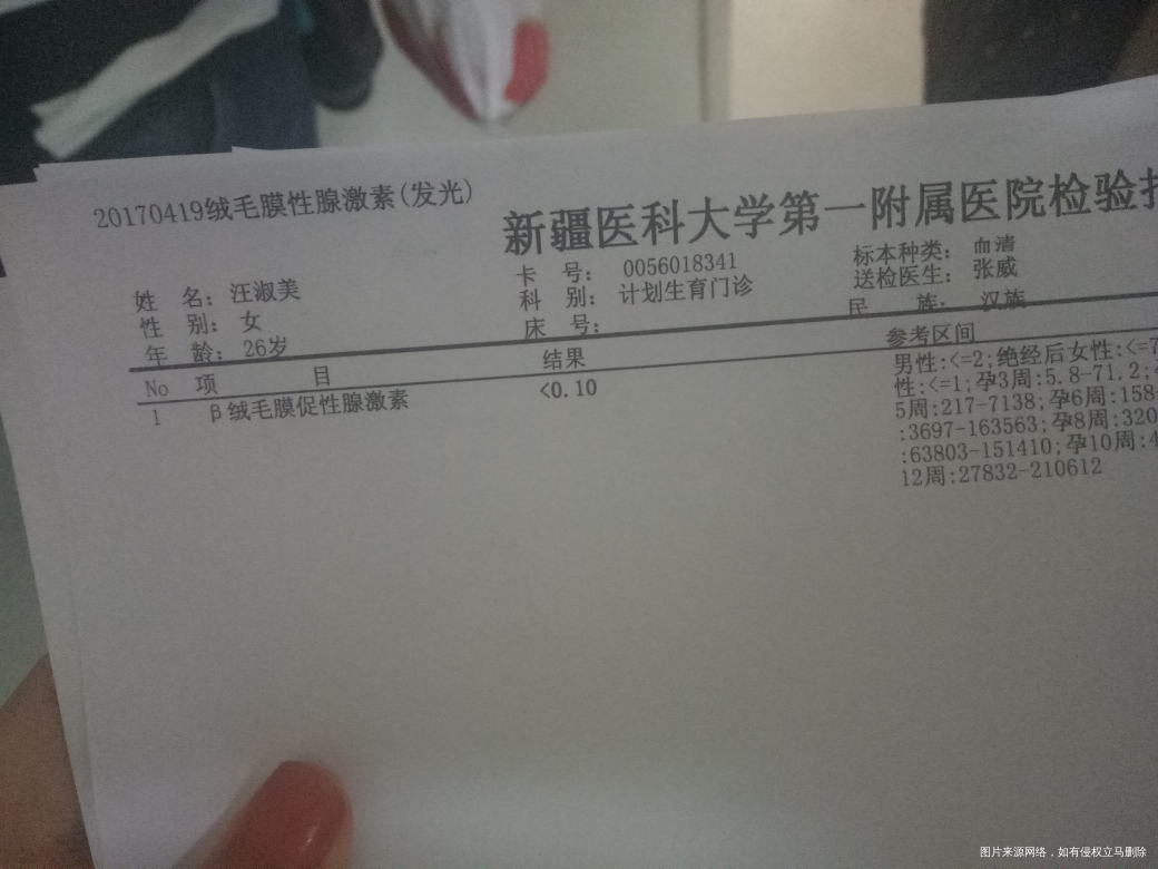 这张单子显示的什么意思