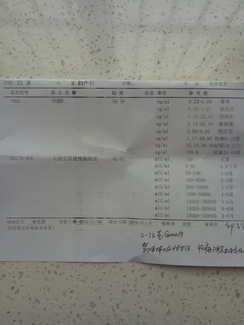 请问下医生这个报告到底是怀没怀孕