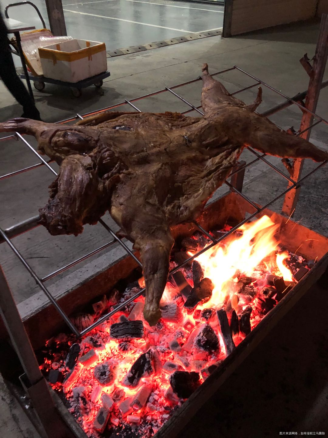 今晚公司BBQ,吃饱喝足