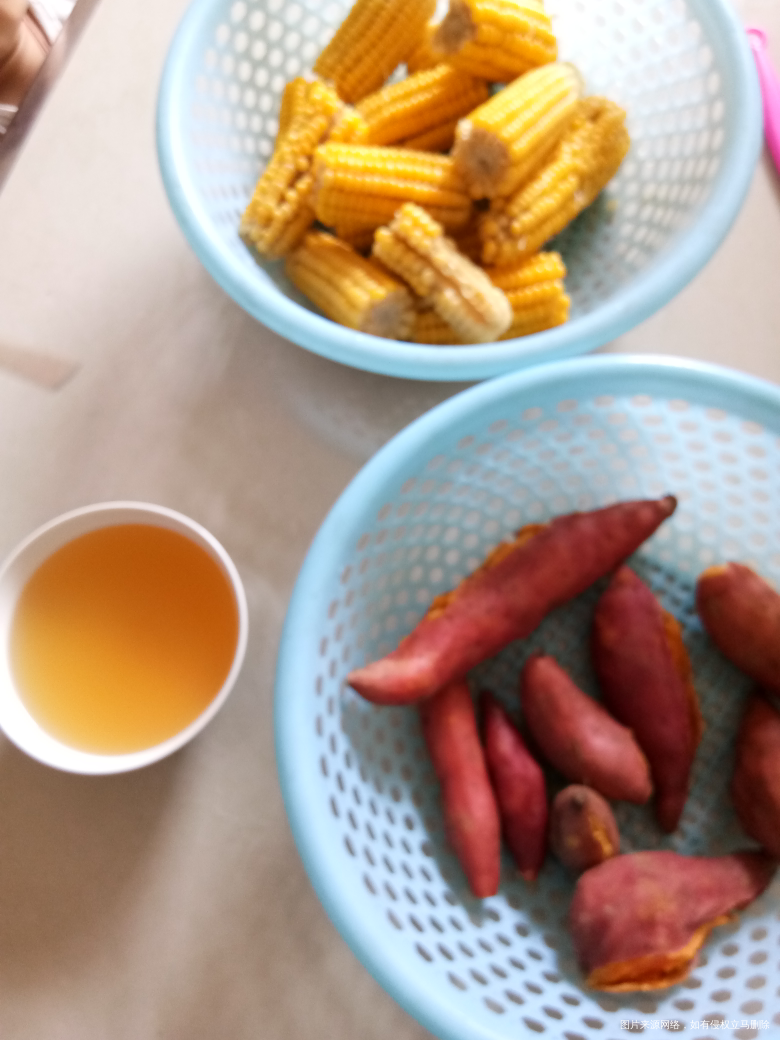 从妈妈家拿回来的冰淇淋番薯