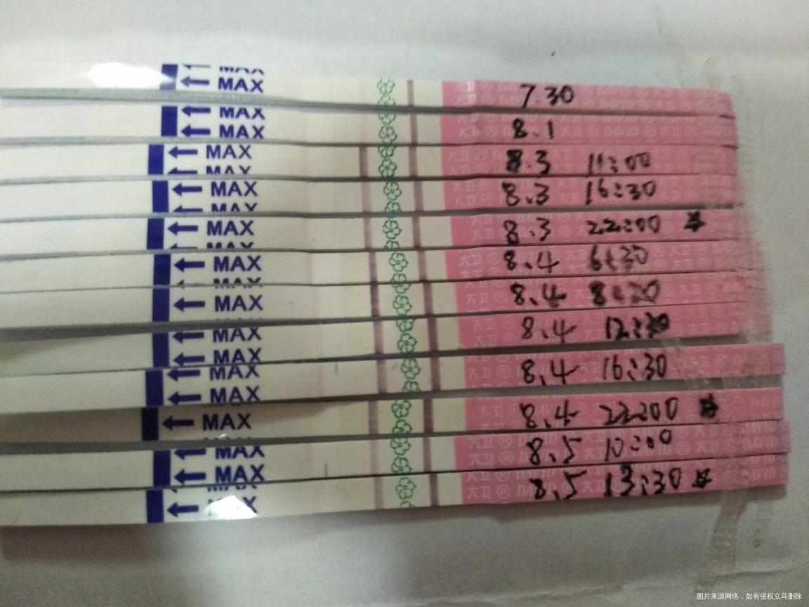 排卵第八天排卵试纸弱弱阳是不是没戏了