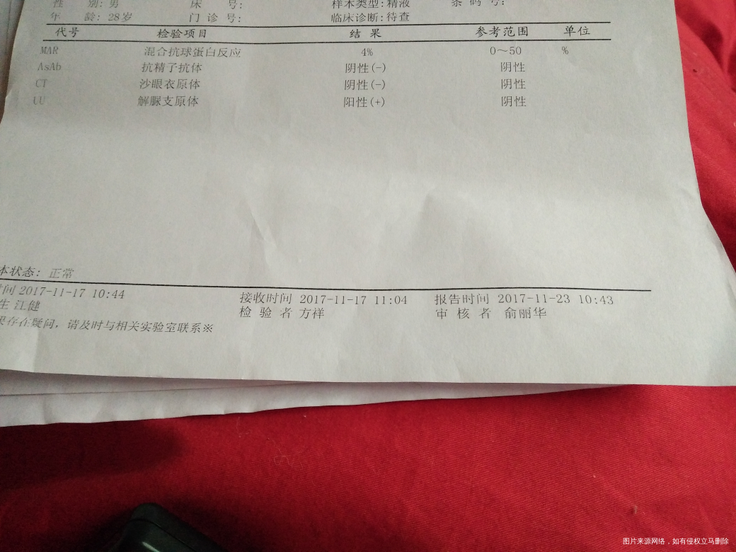 麻烦医生帮忙看看老公的精子检测结果,是不是只能做试管?