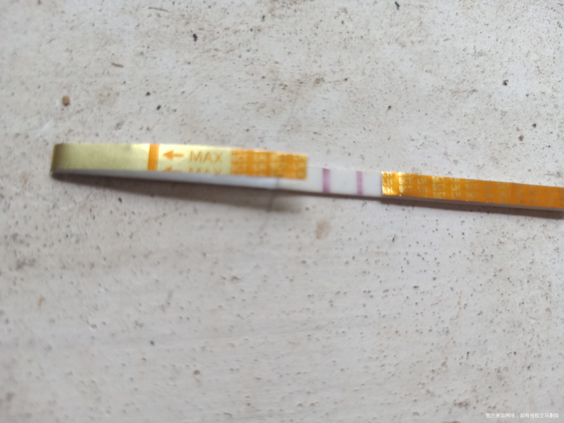 12号来姨妈的,今天测了两条杠的,早上同房了会不会怀上?