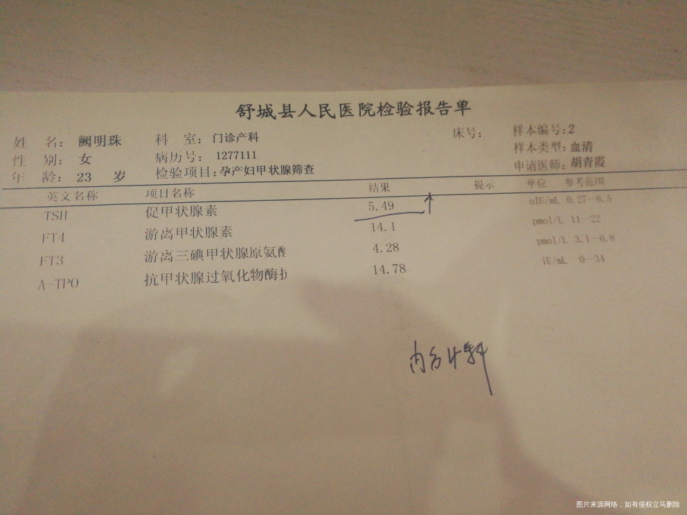 孕12周检查甲状腺功能正常,孕26周检查出甲减