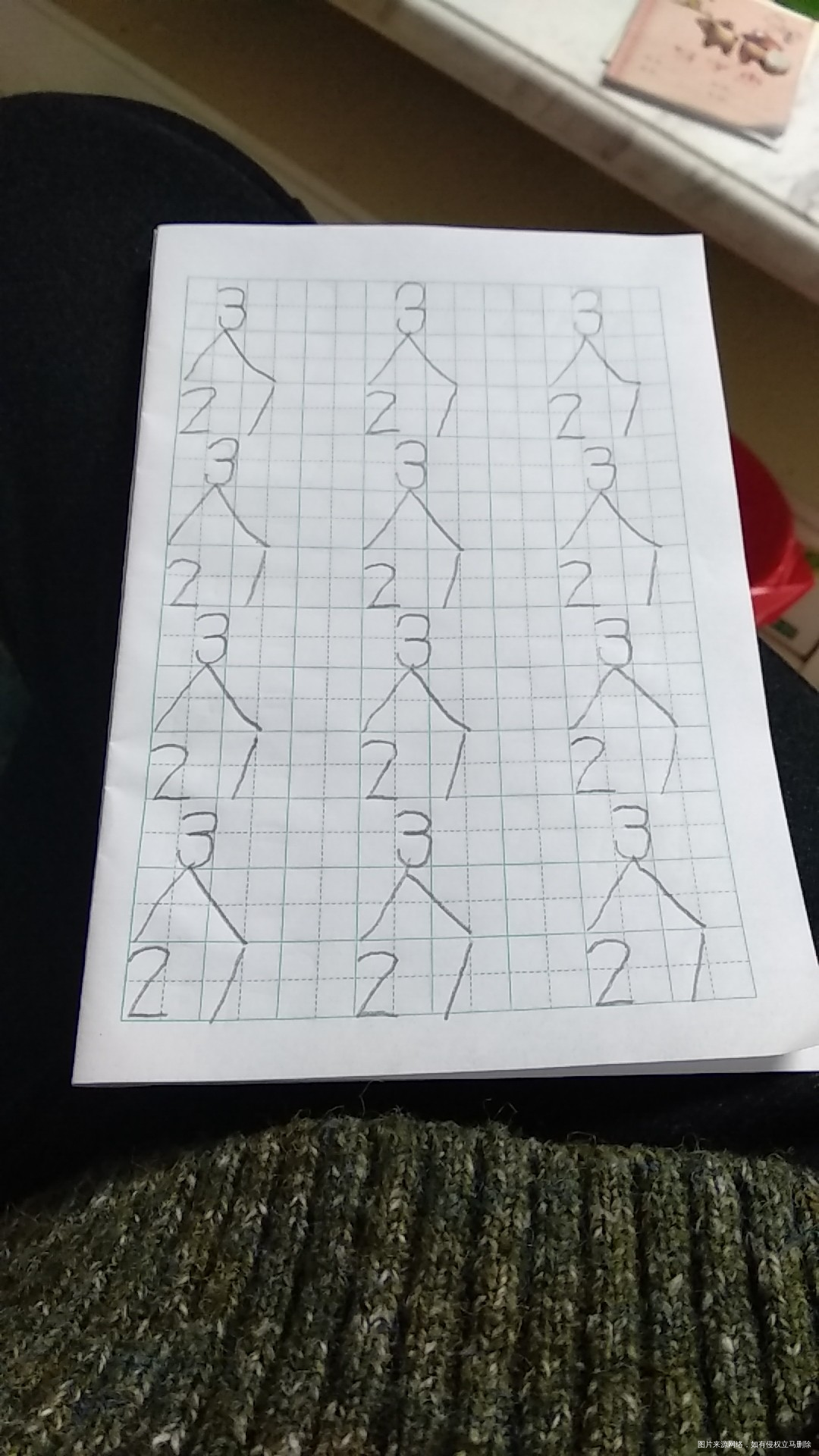 小外甥上大班了。写作写的还可以