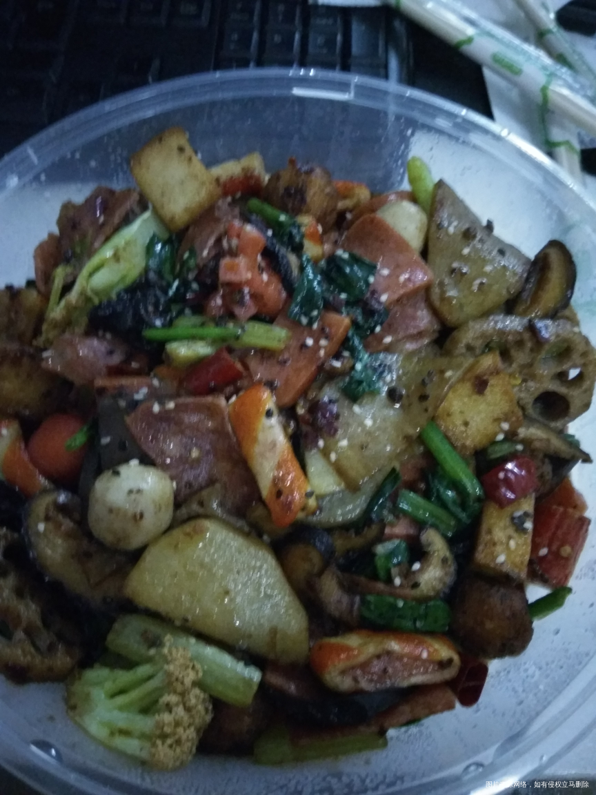 老公说好久没吃外卖了