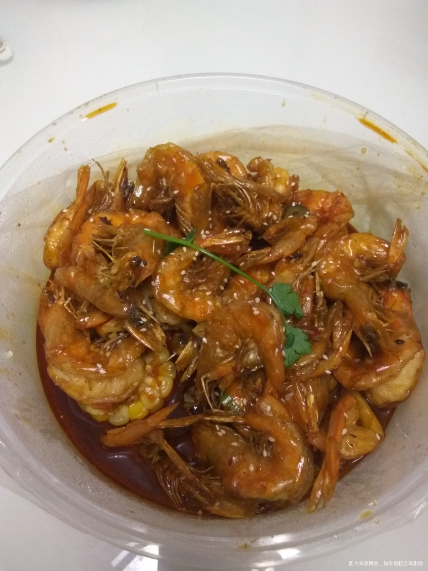 最终还是吃到了虾😁😁