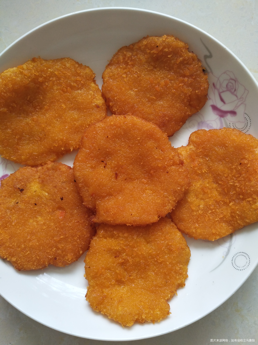 给宝宝做的南瓜饼,味道还不错