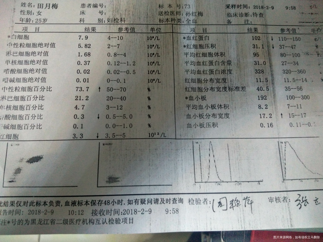 血常规尿常规的检查结果