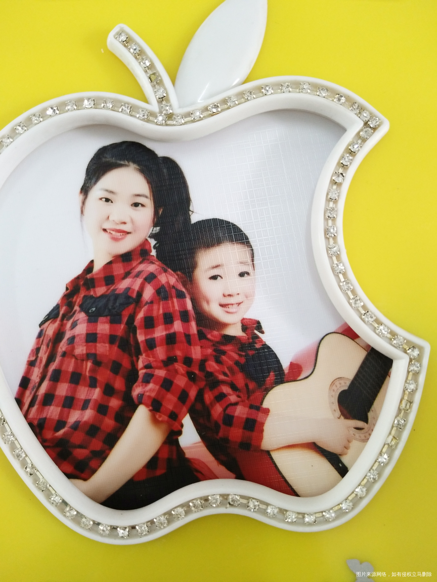 我和儿子的孕妇照,因为