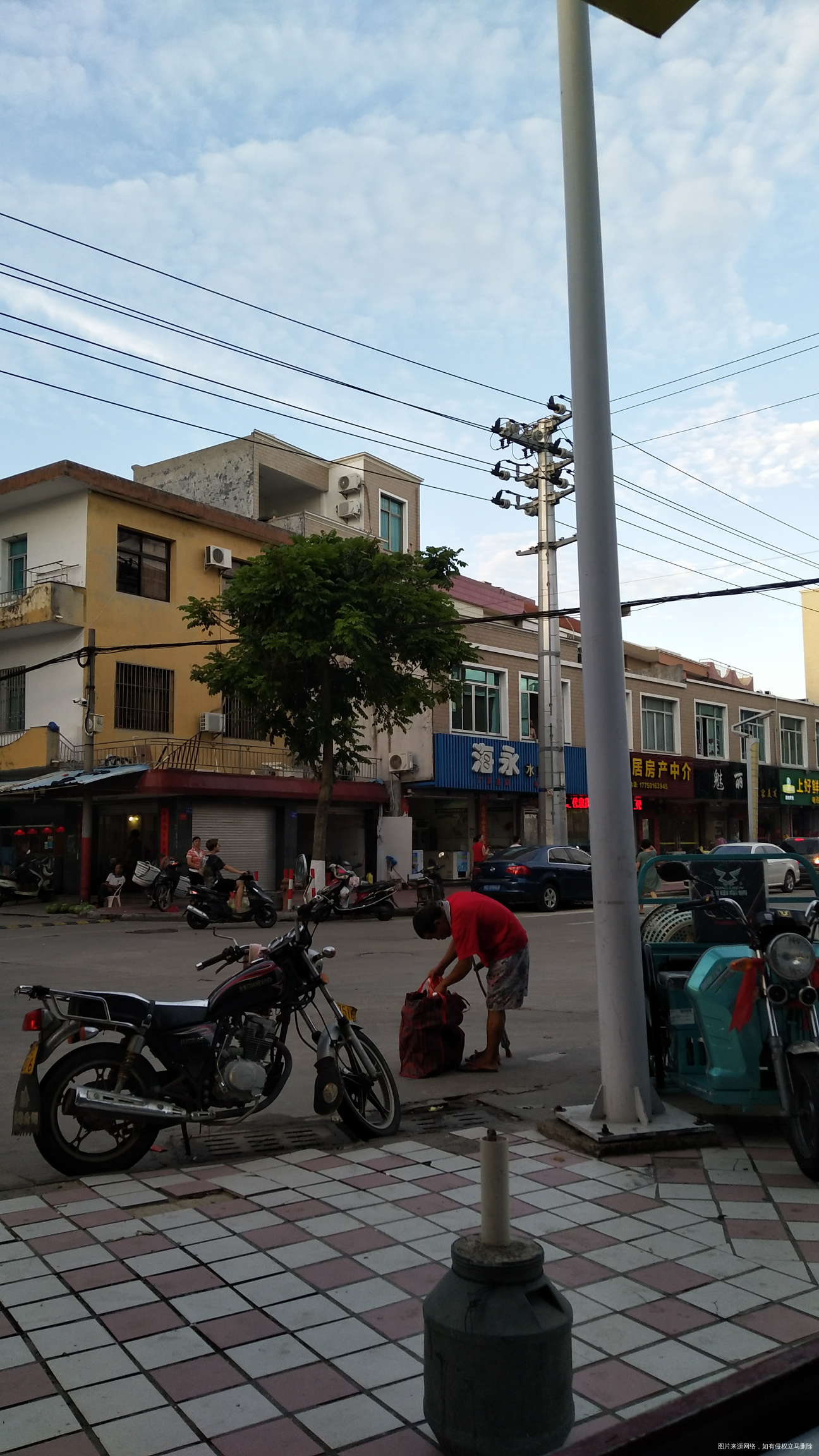 亲眼所见,以前只是看报道过