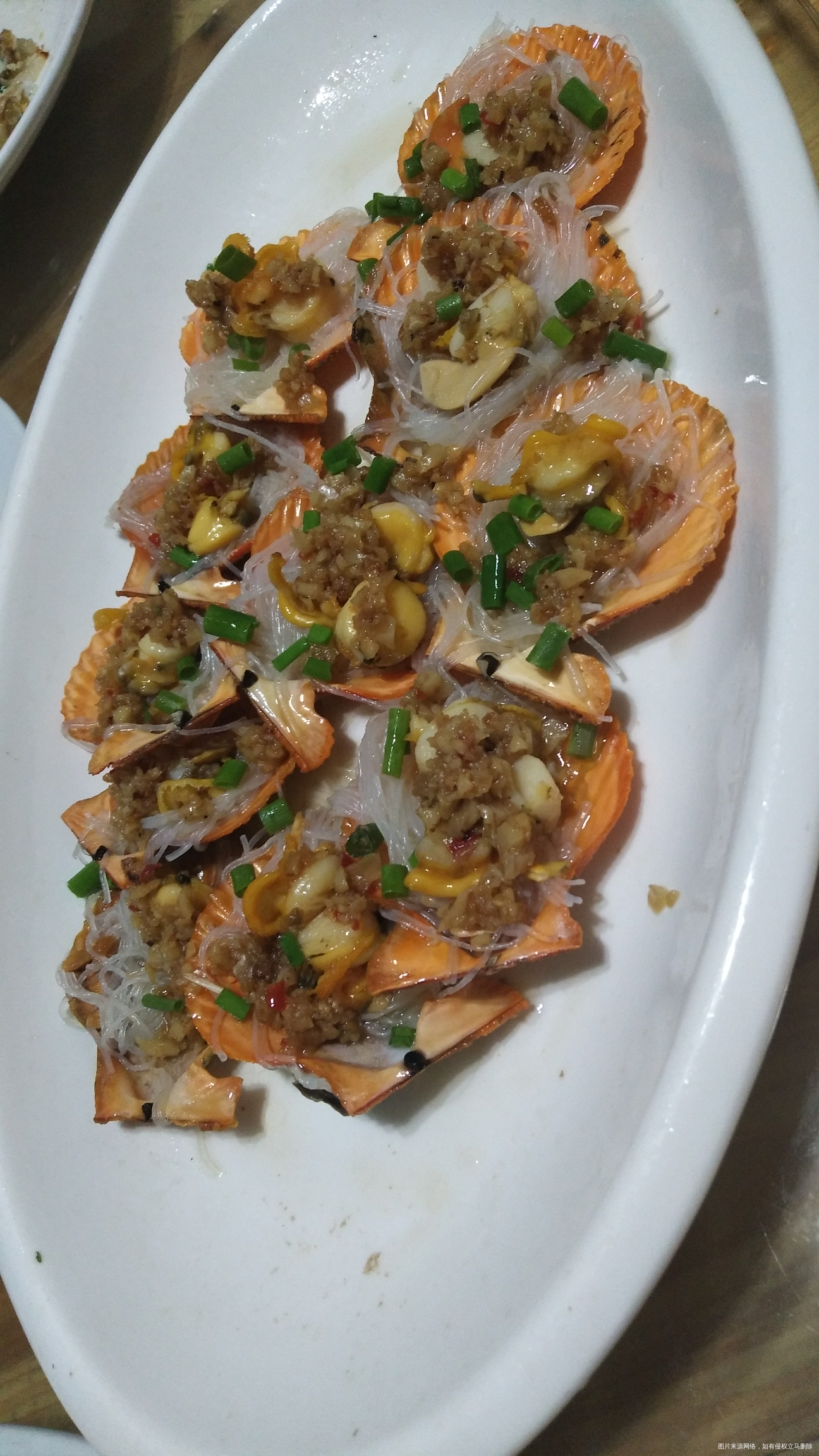 昨天吃的粉丝扇贝,好看不吃