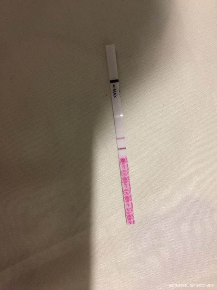 排卵后5-6天排卵试纸这样,胸一直胀痛,有没希望