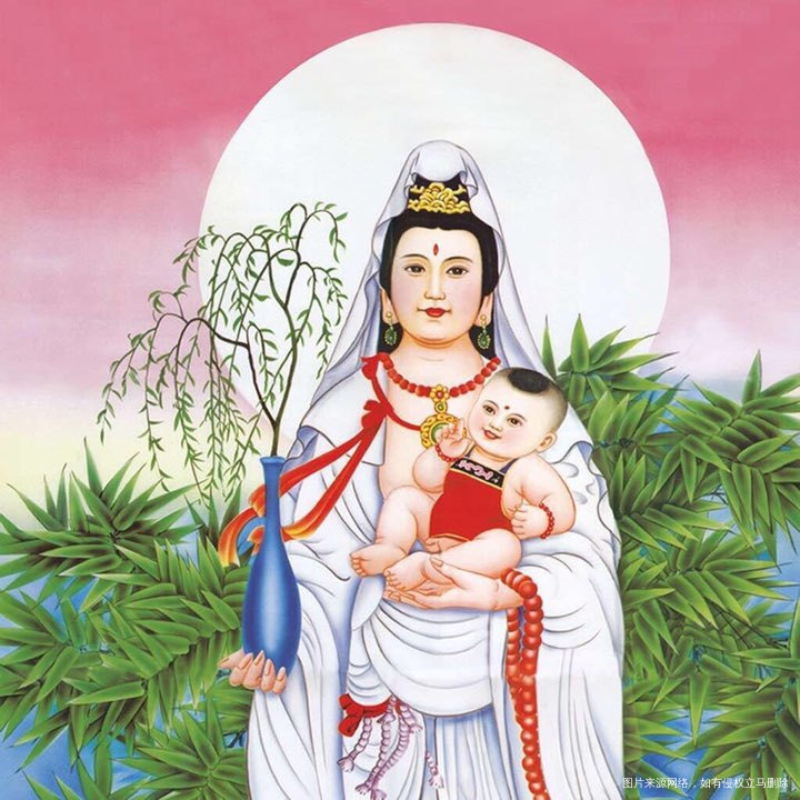 跪求菩萨保佑我腹中宝宝健康平安顺利出生!