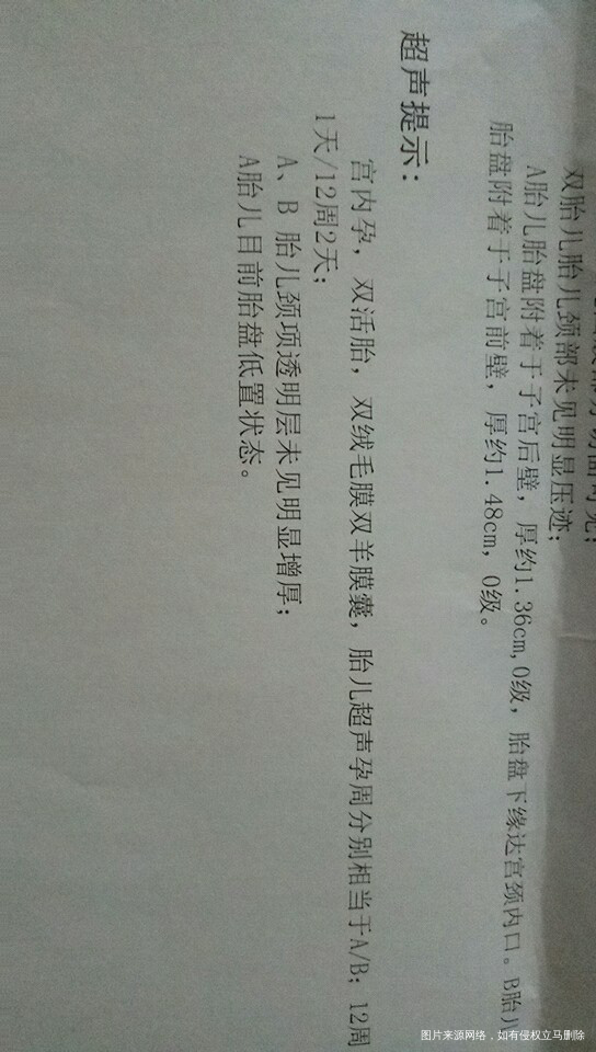 今天NT顺利通过,双胎真费钱