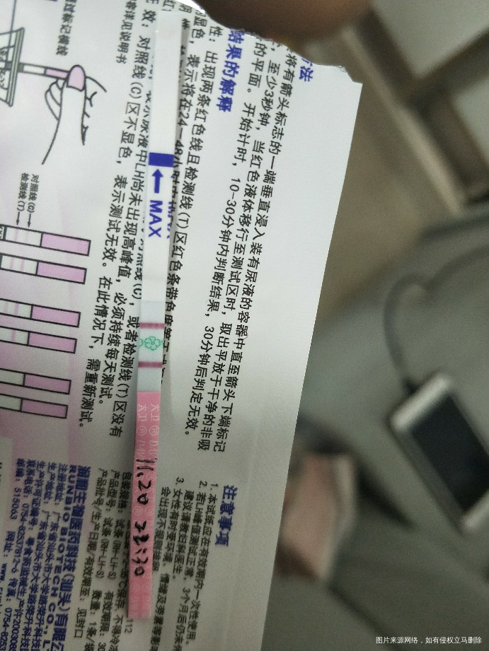 末次月经10月23日,刚测到强阳了