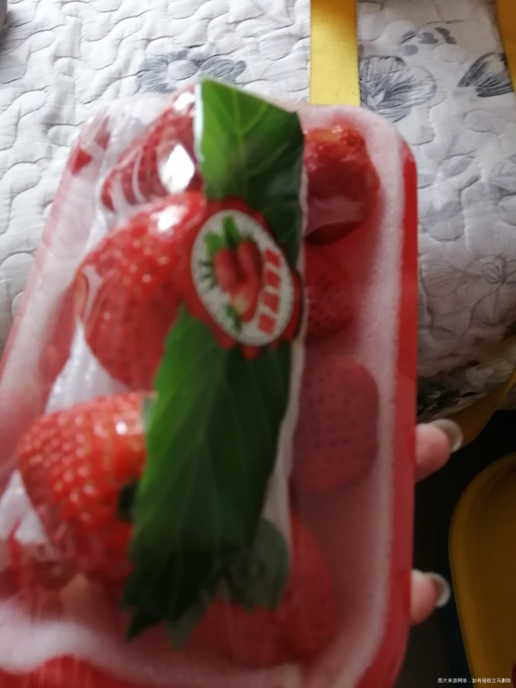 买了盒草莓🍓十块钱💰