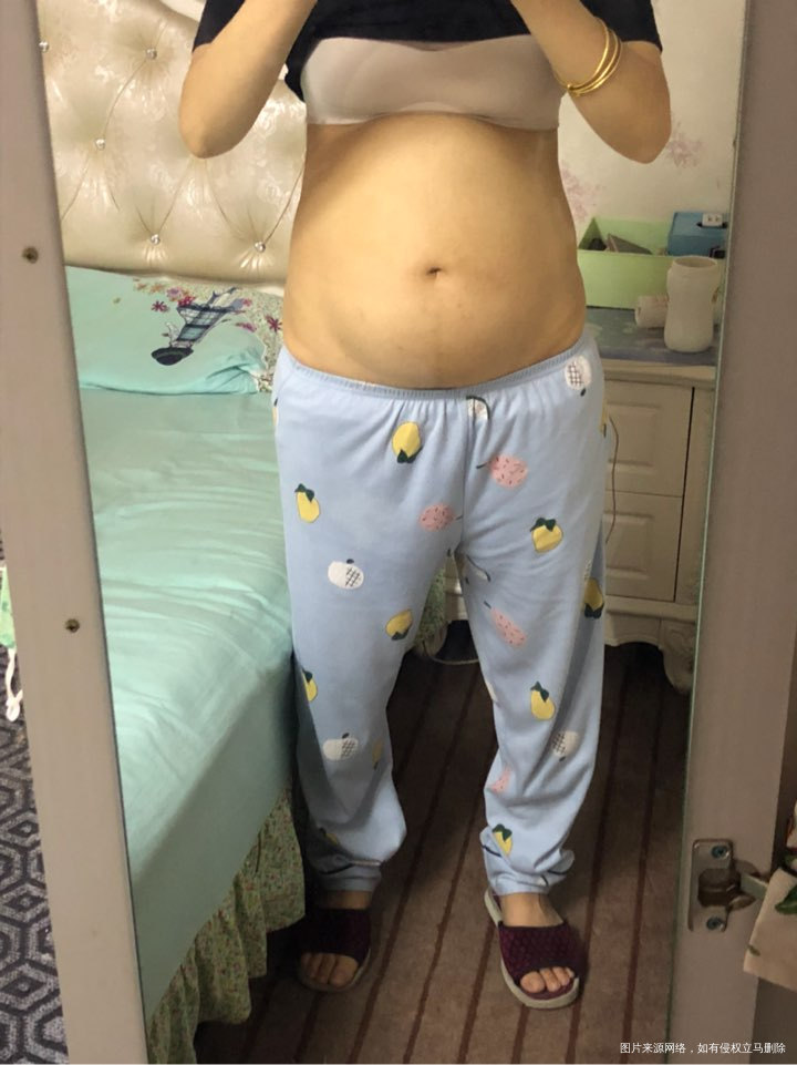 不到三个月的肚子有点 ?????