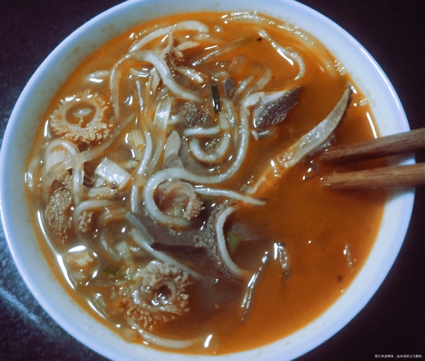 晚上吃的杂碎汤,味道棒棒哒