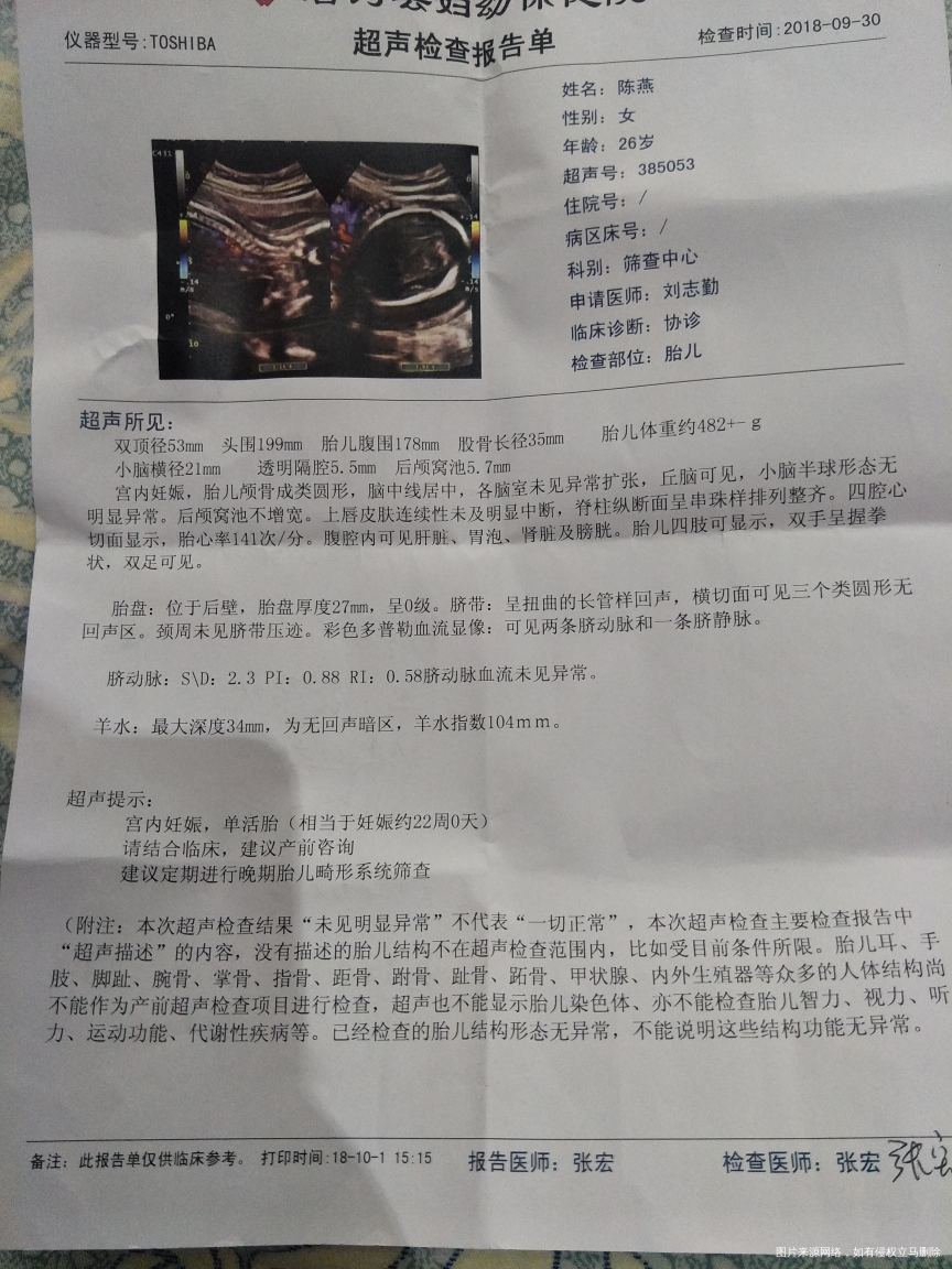 22周四维通过,有没有能看出男宝女宝的