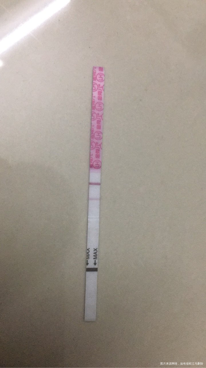 试纸有点加深了,我又好紧张了😓