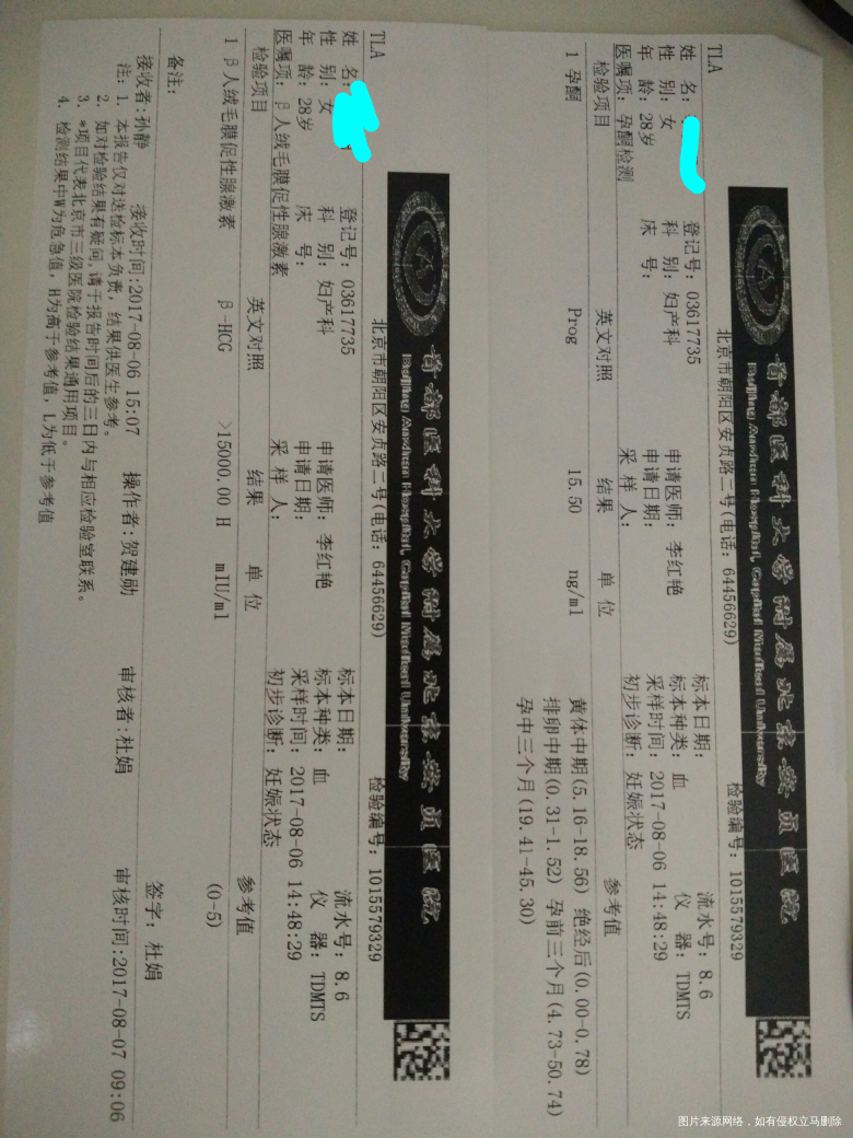 有医生在线不,帮忙看看化验单的指标正常不?