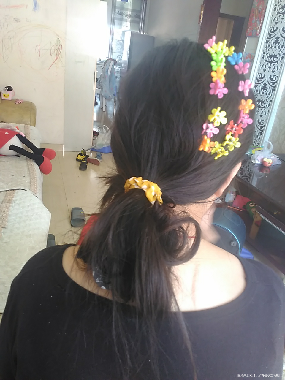 宝贝那天帮我弄成这样,还帮我照相