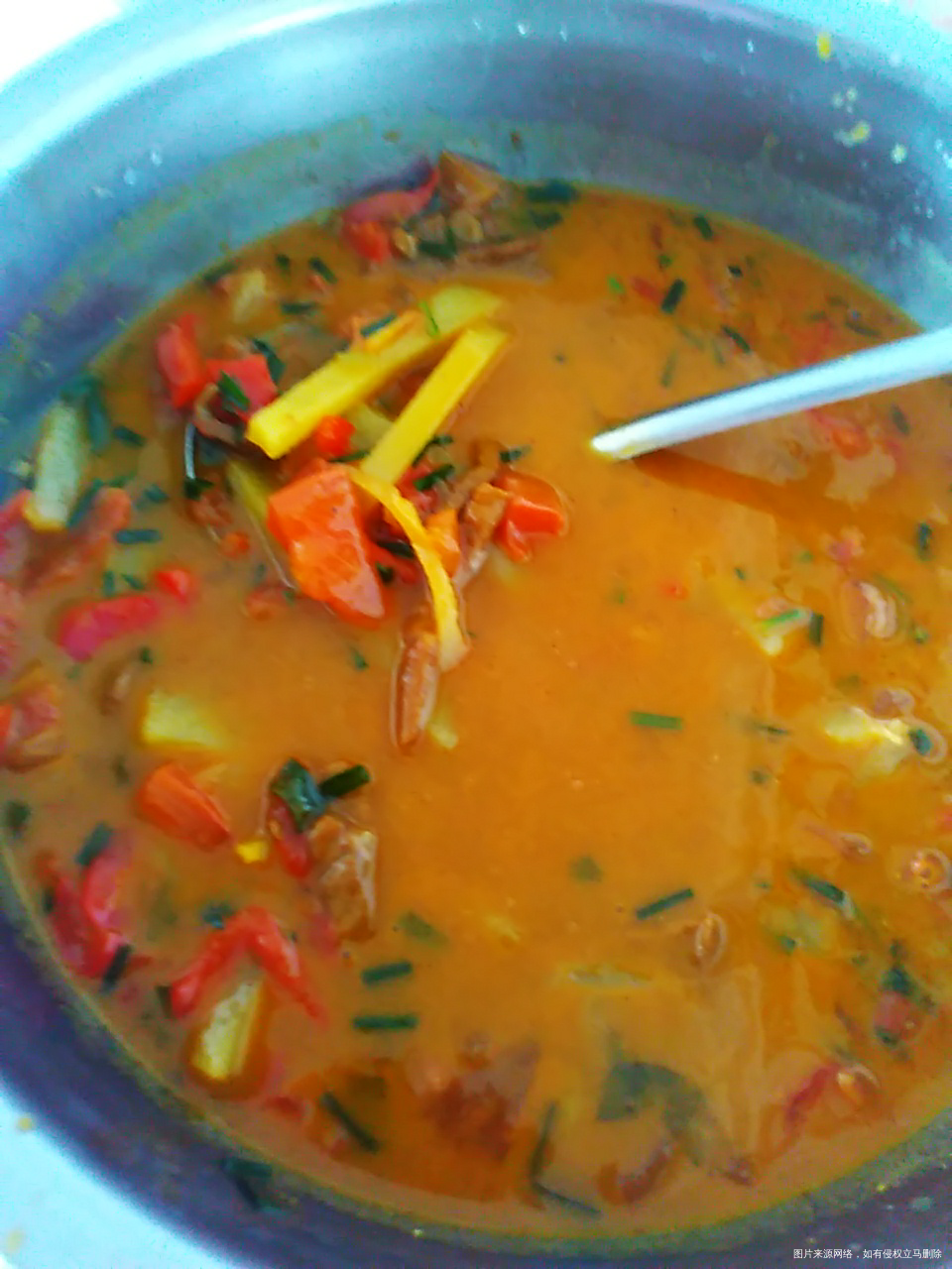 午餐,西红柿土豆猪肉汤,莜面