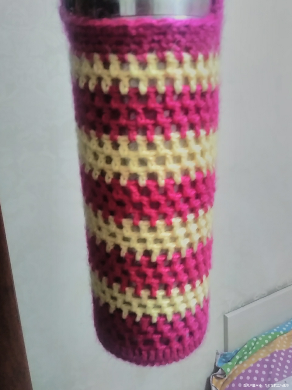 婆婆织的水壶套,完工咯