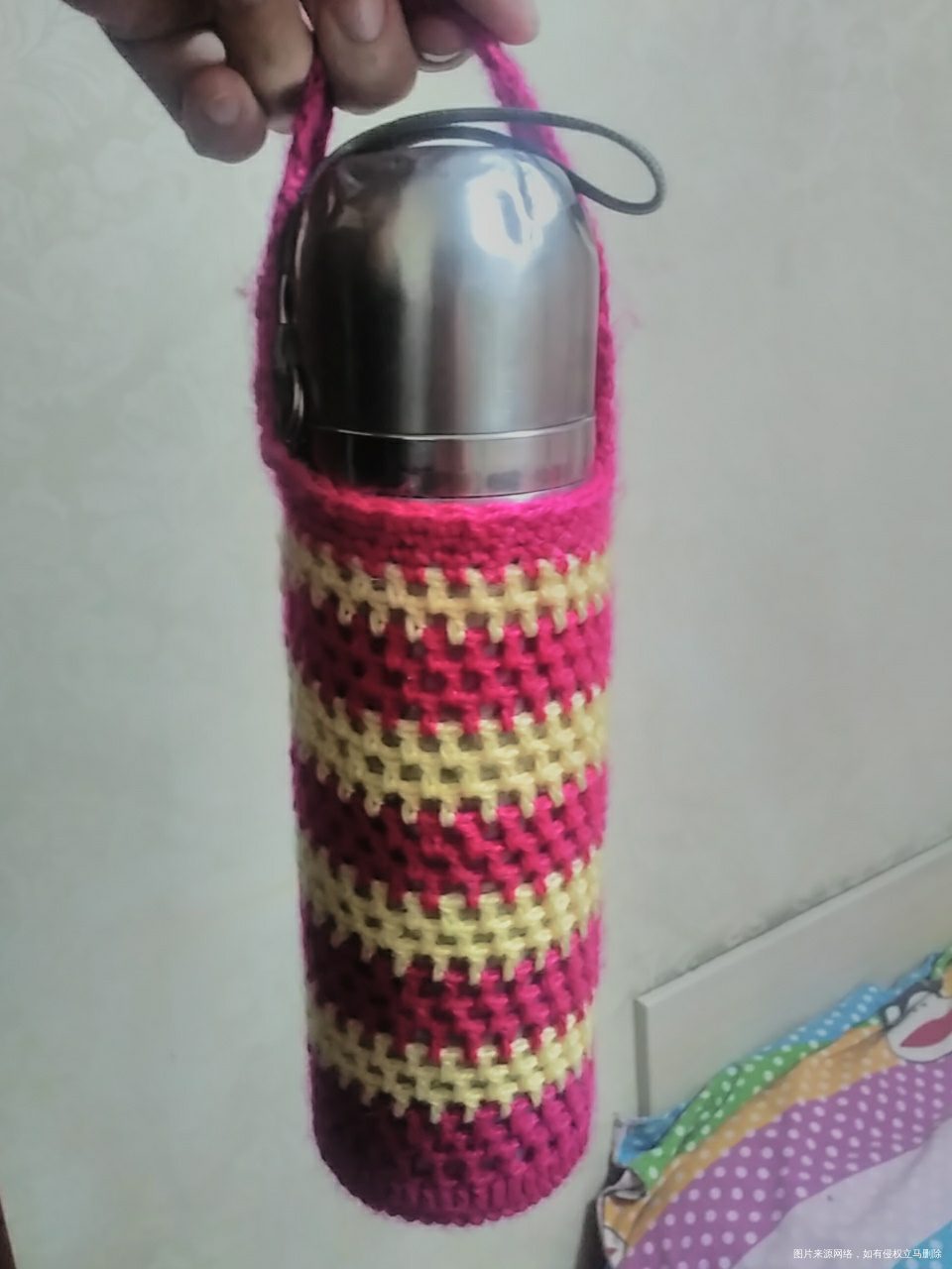 婆婆织的水壶套,完工咯