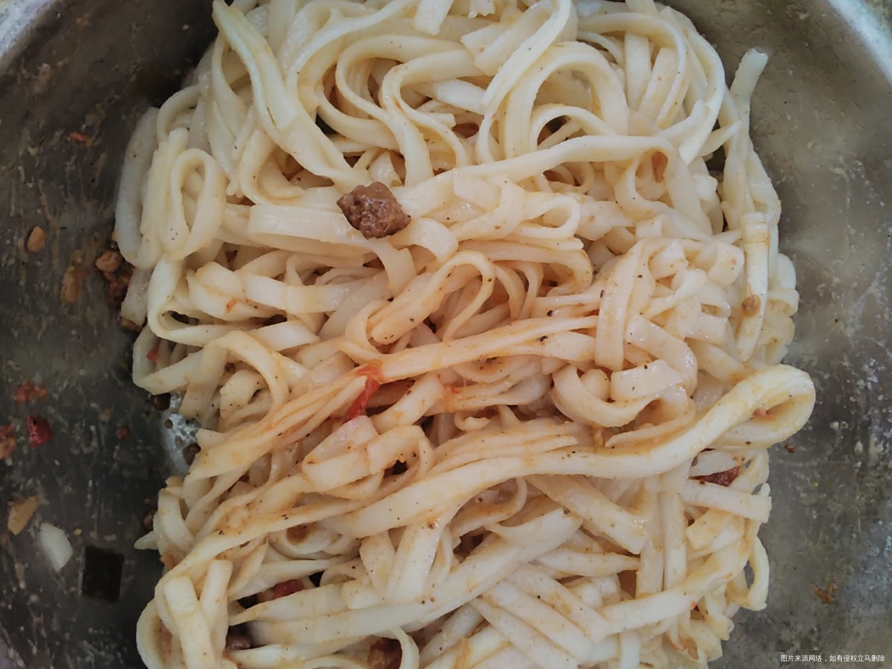 西红柿肉酱拌面条,快速