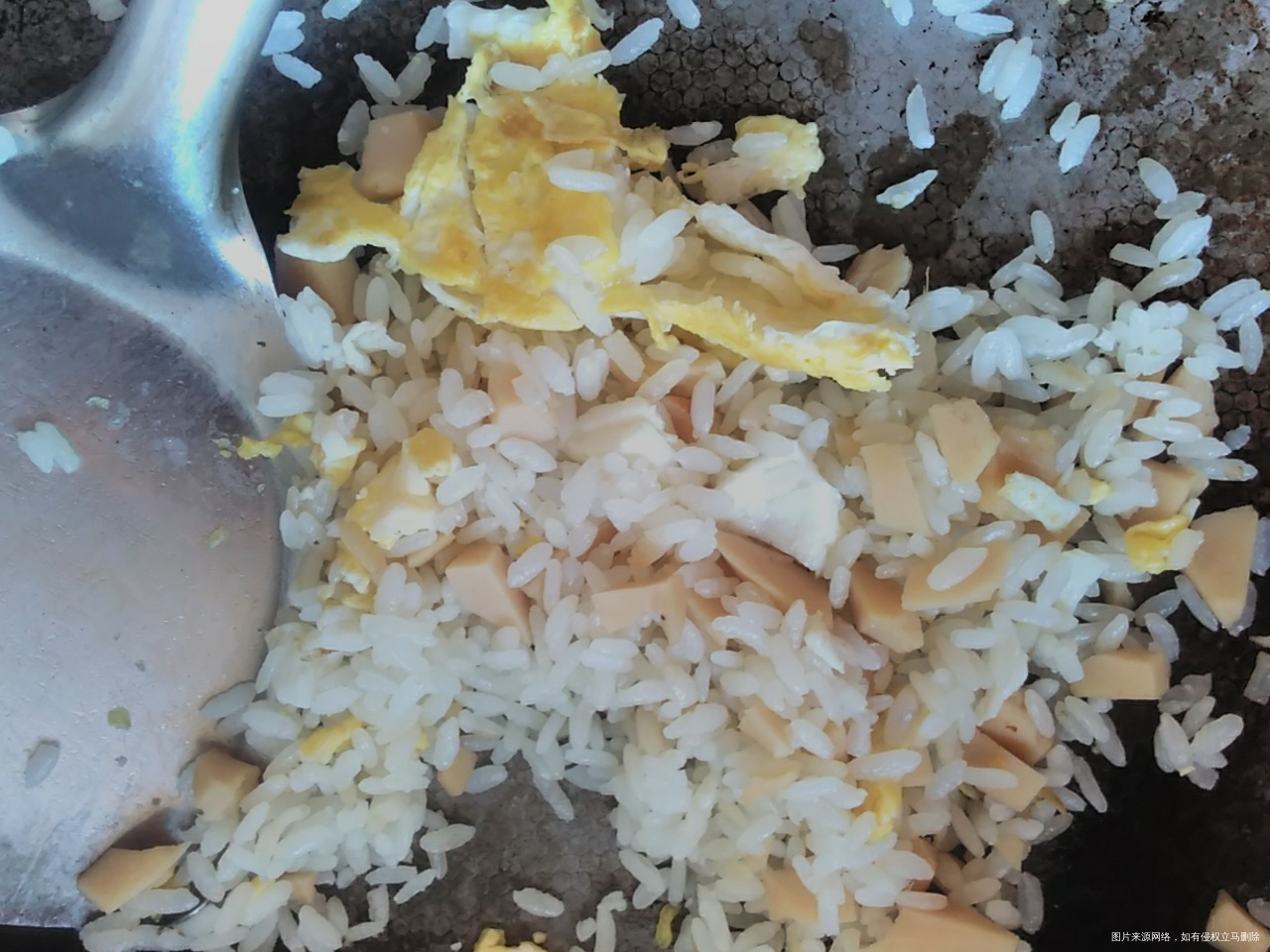 我家闺女自己做的蛋炒饭,棒棒哒