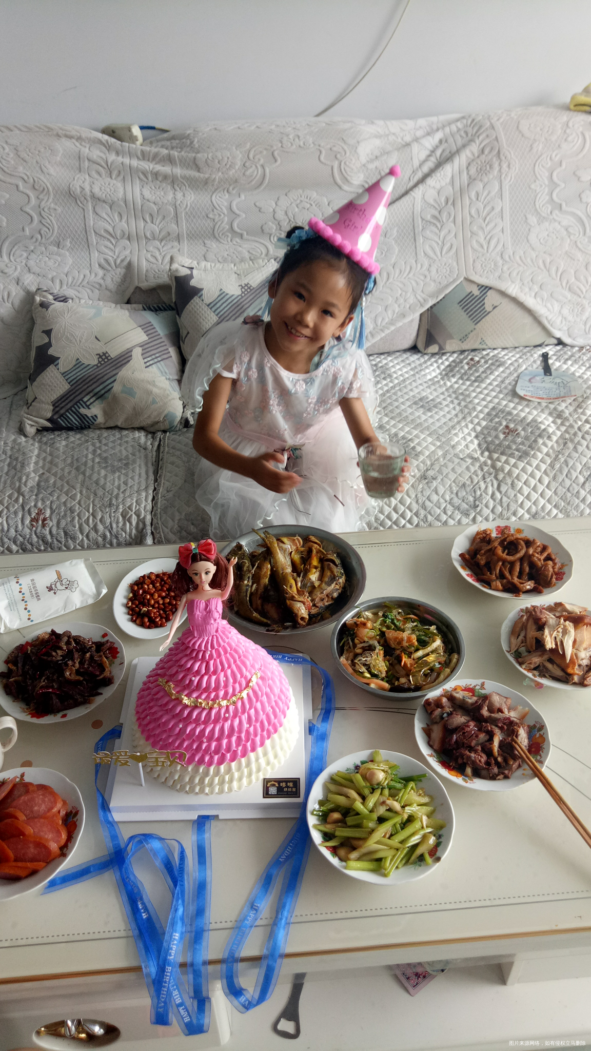 今天宝贝七周岁生日了,嘿嘿
