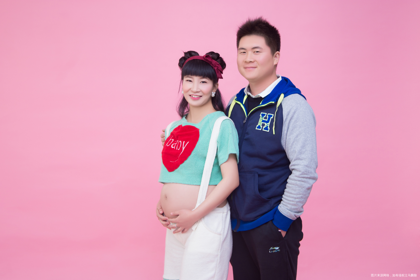 孕妇照下来了,上传两张留个纪念吧!