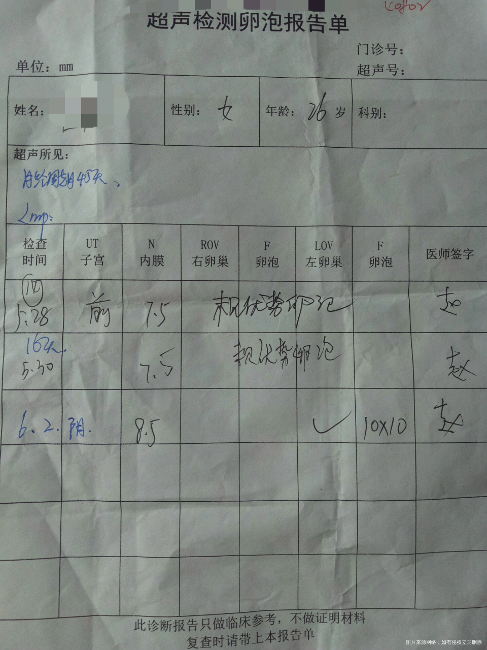 请大夫跟姐妹们看看我这个正常了吗??卵泡前几次都没长