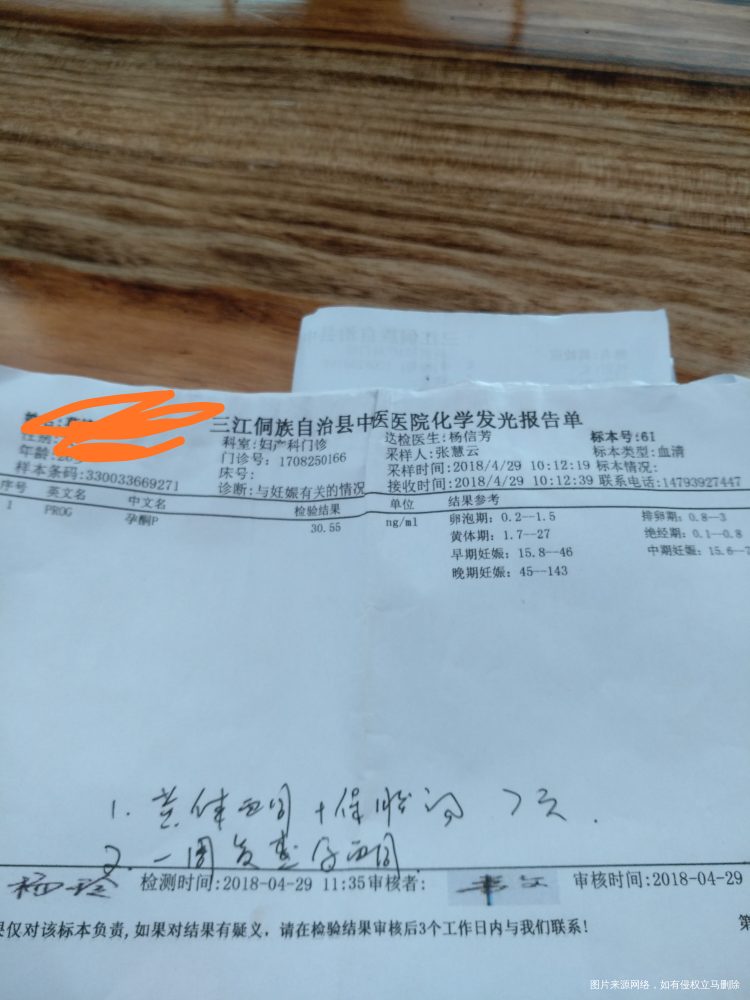 医生,帮忙看看,发育正常吗,一直吃黄体酮,孕酮不上升。