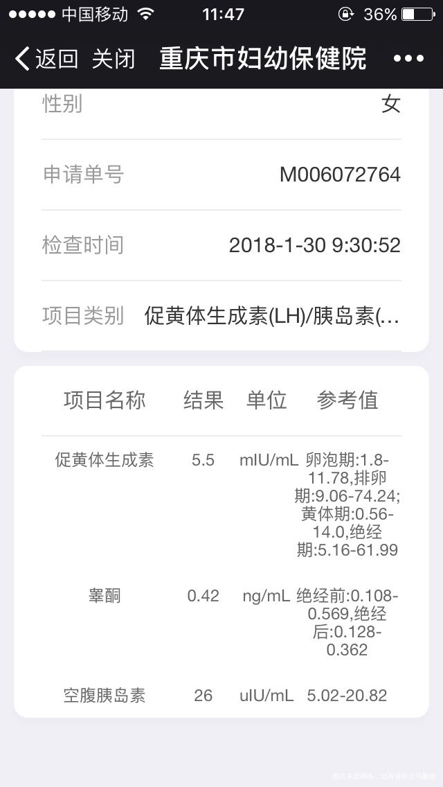 你好医生给我看看我今天月经是四的天检查的