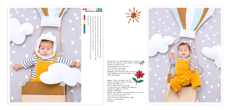 晒几张闺女的百天照吧