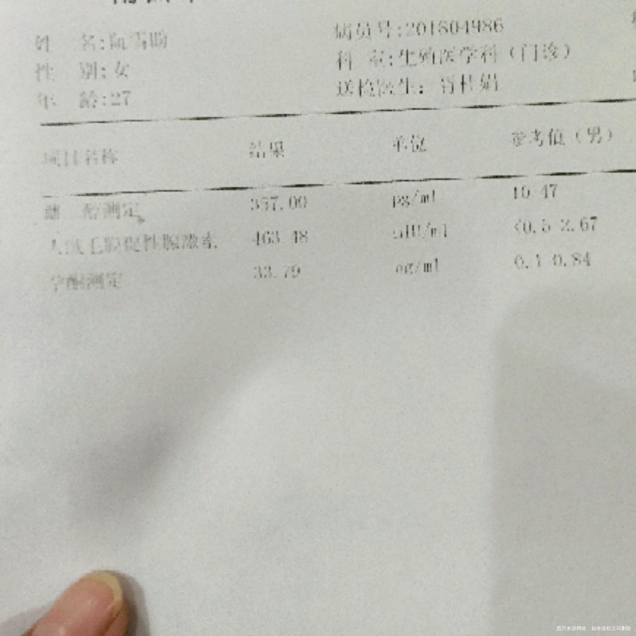 6个月的经历终于等来了今天,移植二级冻胚两枚,怀孕。雌二醇357hcg463孕酮...