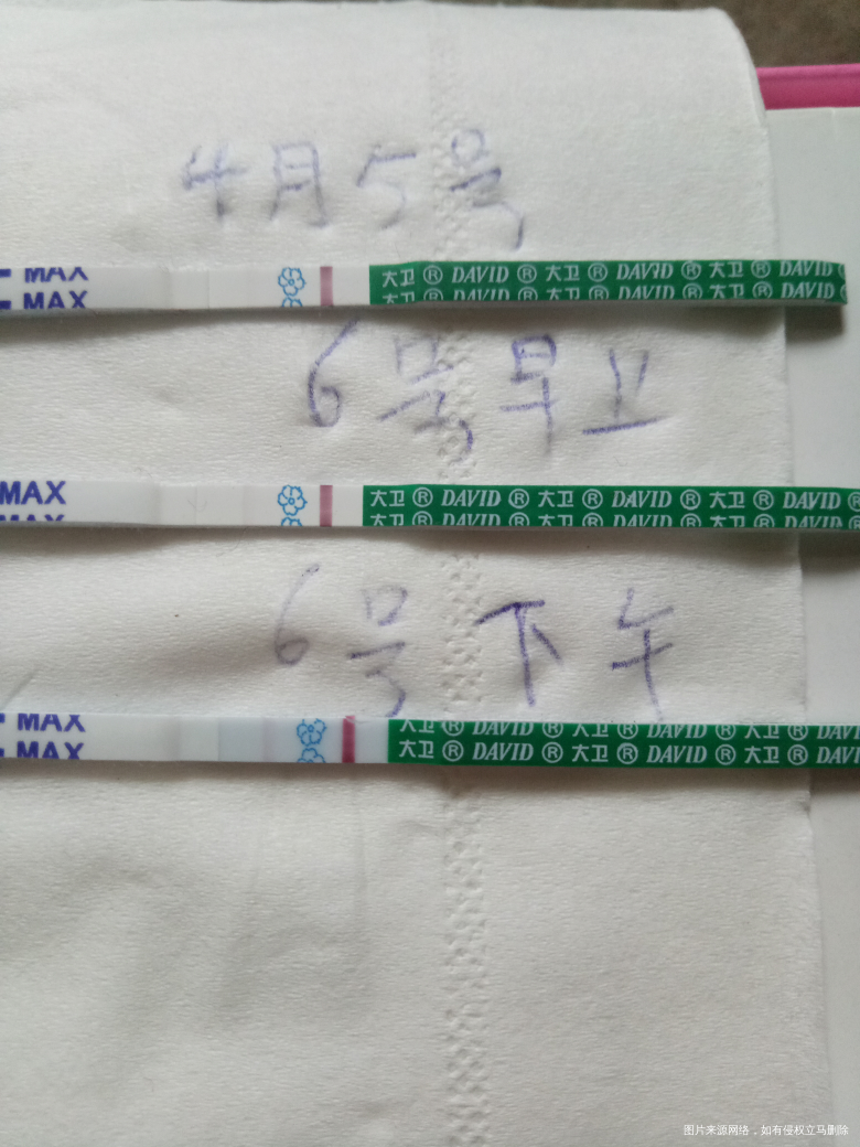 三月十号姨妈,这是昨天和今天测的,有希望吗?