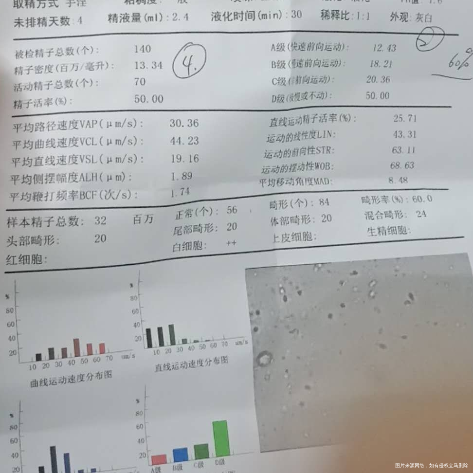 刚忘了放老公最近的精液检查报告了