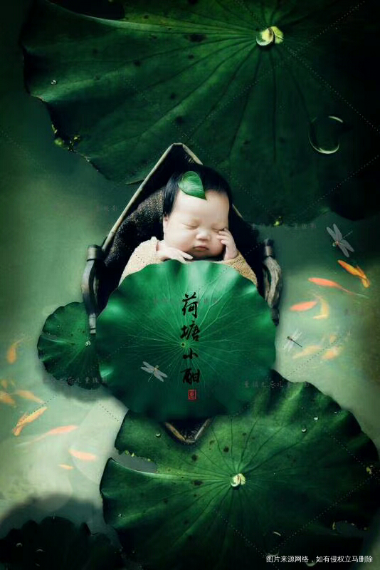 看看朋友圈的满月照,好看吗?