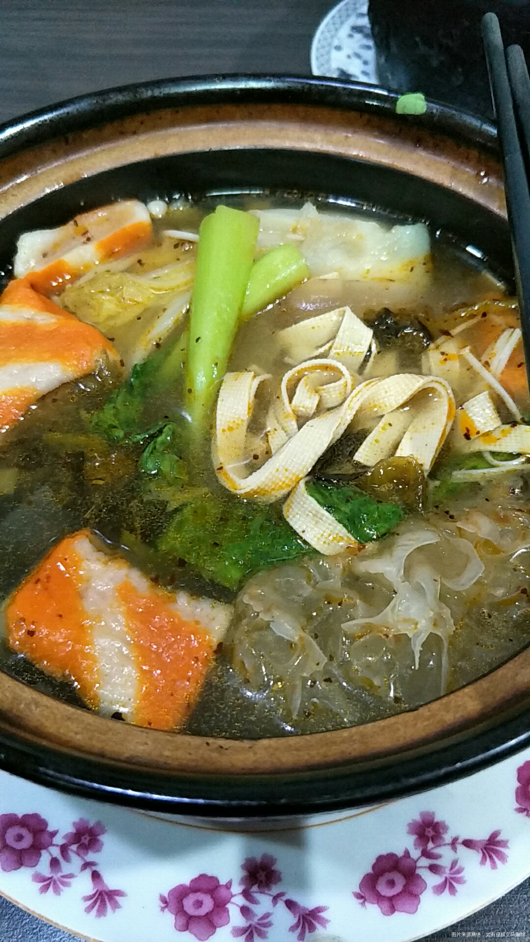 今天吃麻辣烫了,好长时间没吃过了